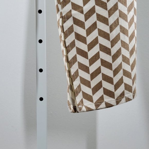 PACSUN brown chevron low rise straight leg jeans Sz 25 NEW - Picture 8 of 13